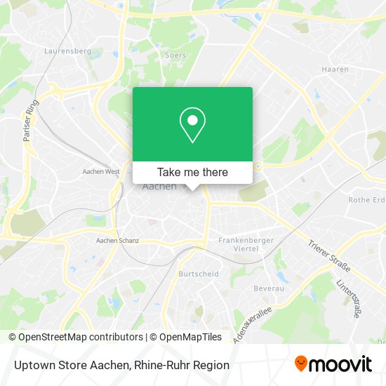 Uptown Store Aachen map