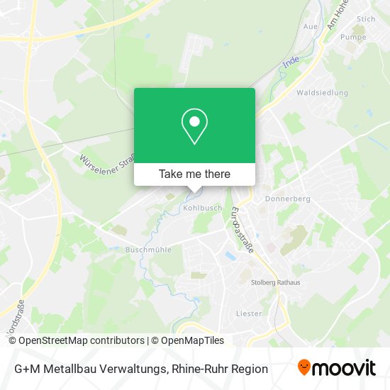G+M Metallbau Verwaltungs map