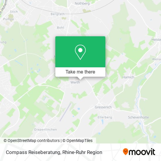 Compass Reiseberatung map