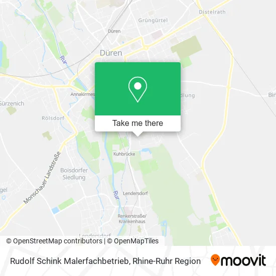 Rudolf Schink Malerfachbetrieb map