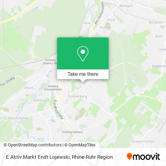 E Aktiv Markt Endt Lojewski map