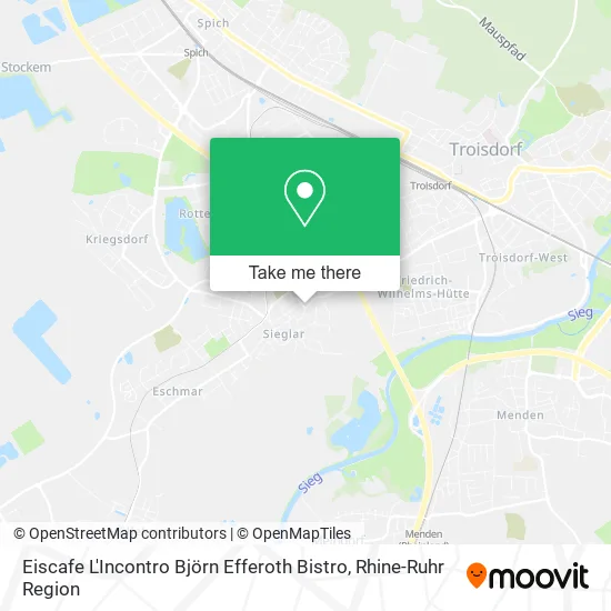 Карта Eiscafe L'Incontro Björn Efferoth Bistro