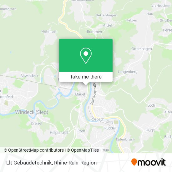 Llt Gebäudetechnik map