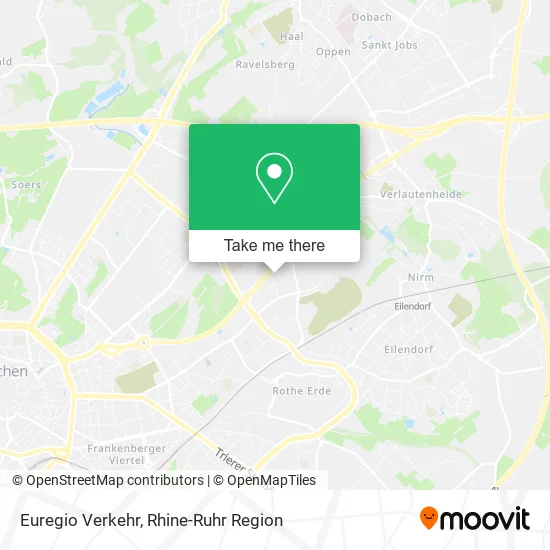 Карта Euregio Verkehr