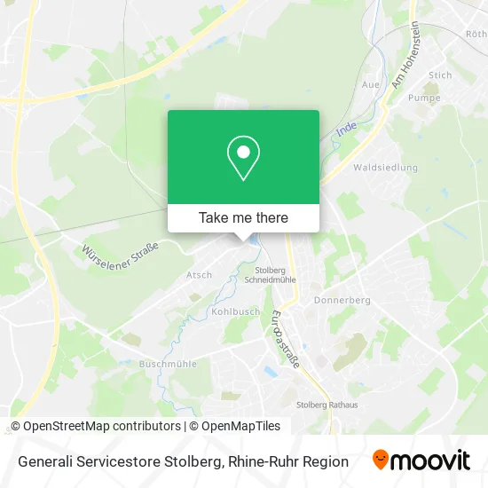 Generali Servicestore Stolberg map
