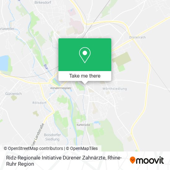 Ridz-Regionale Initiative Dürener Zahnärzte map