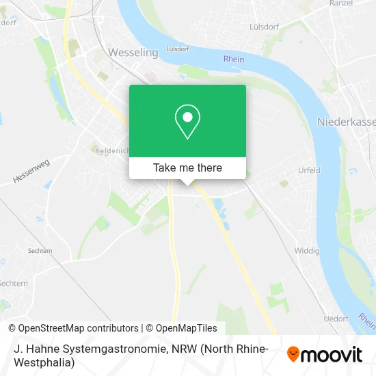 J. Hahne Systemgastronomie map