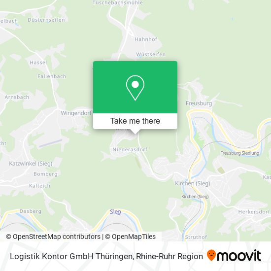 Logistik Kontor GmbH Thüringen map