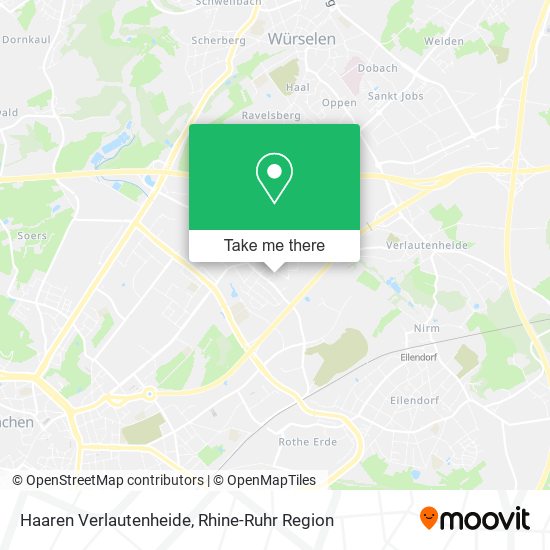 Haaren Verlautenheide map