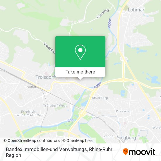 Bandex Immobilien-und Verwaltungs map