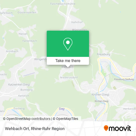 Карта Wehbach Ort