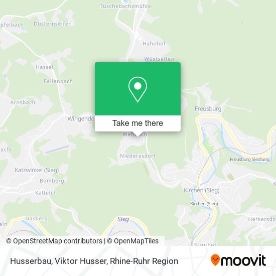 Husserbau, Viktor Husser map