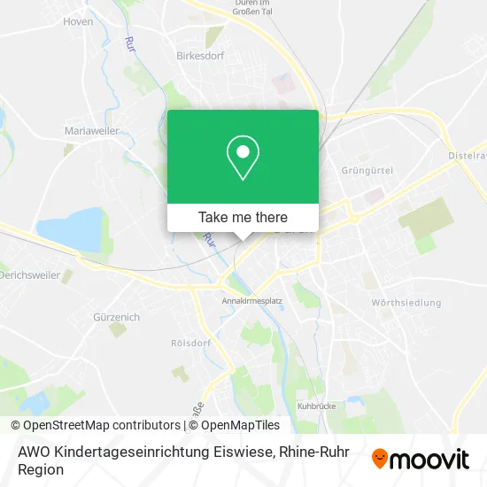 Карта AWO Kindertageseinrichtung Eiswiese