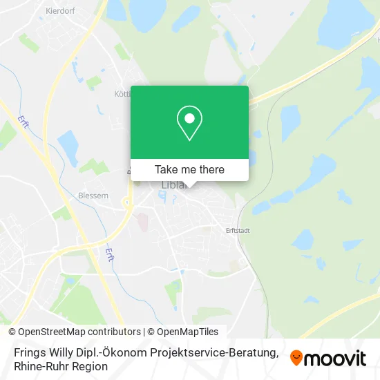 Карта Frings Willy Dipl.-Ökonom Projektservice-Beratung