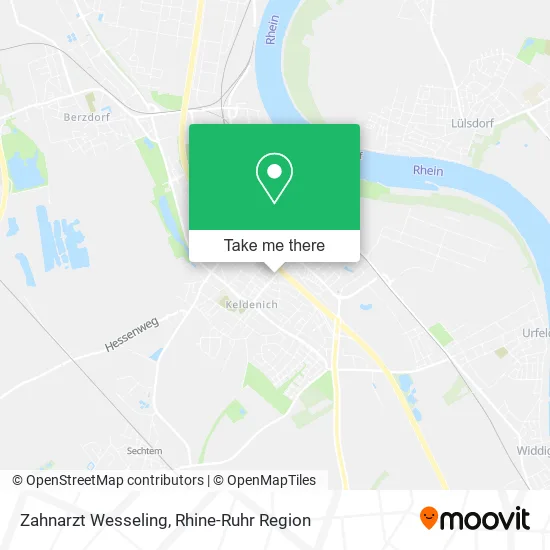 Карта Zahnarzt Wesseling