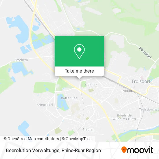 Карта Beerolution Verwaltungs