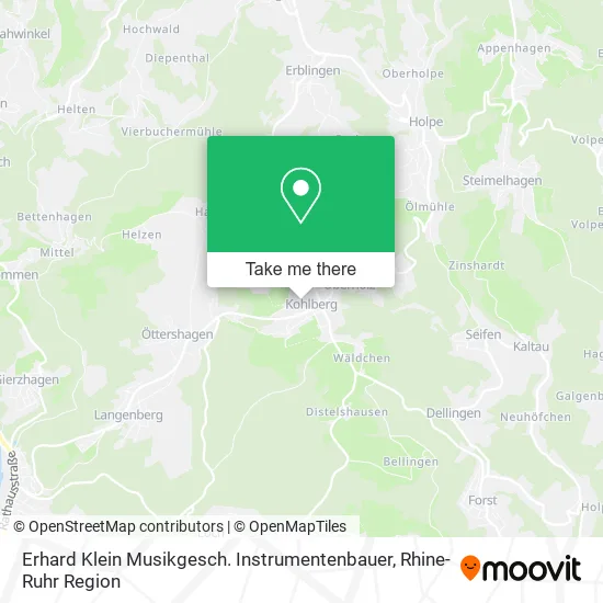 Карта Erhard Klein Musikgesch. Instrumentenbauer