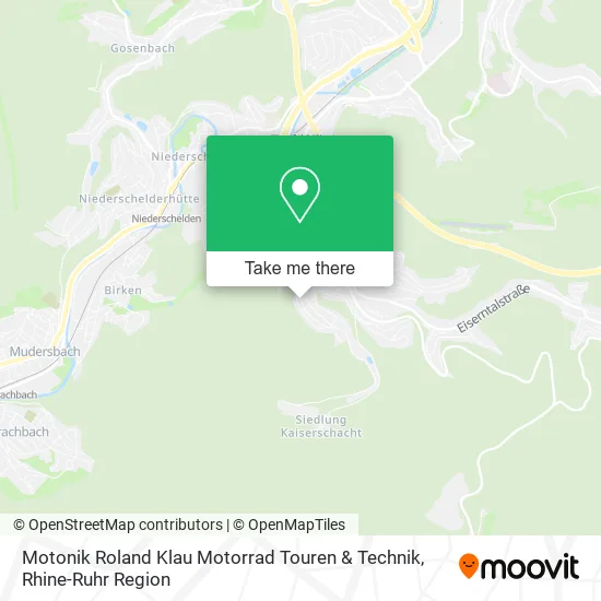 Карта Motonik Roland Klau Motorrad Touren & Technik