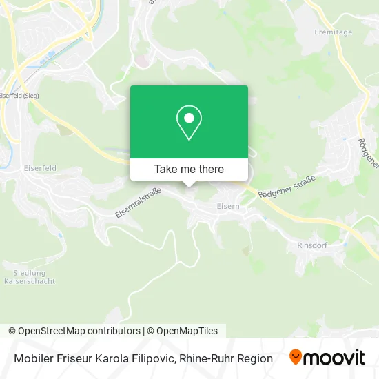 Карта Mobiler Friseur Karola Filipovic