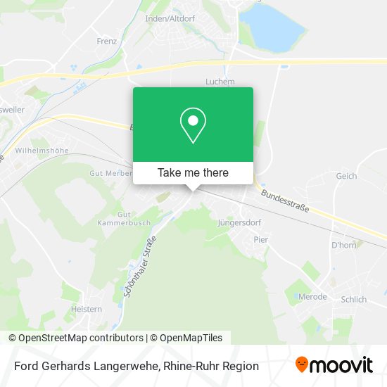 Ford Gerhards Langerwehe map