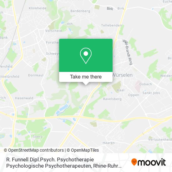 R. Funnell Dipl.Psych. Psychotherapie Psychologische Psychotherapeuten map