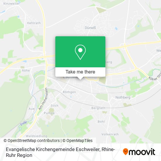 Карта Evangelische Kirchengemeinde Eschweiler