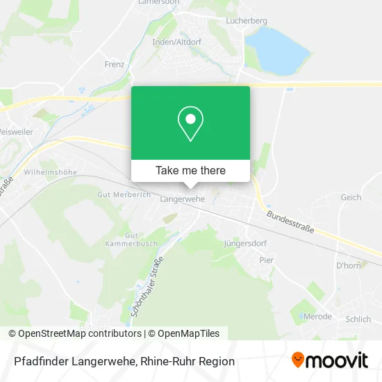 Карта Pfadfinder Langerwehe