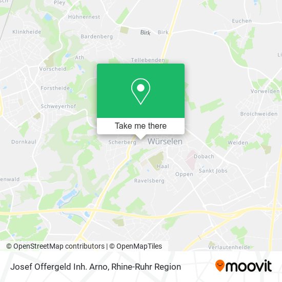 Josef Offergeld Inh. Arno map