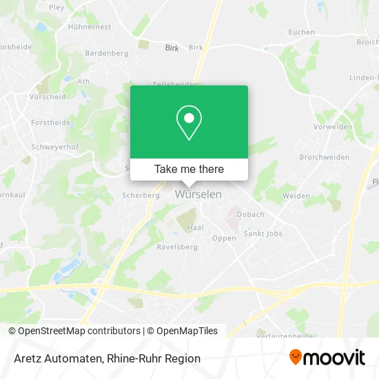 Карта Aretz Automaten