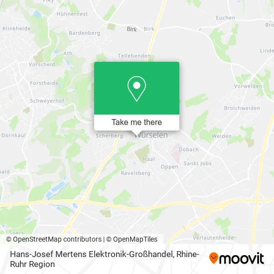 Карта Hans-Josef Mertens Elektronik-Großhandel