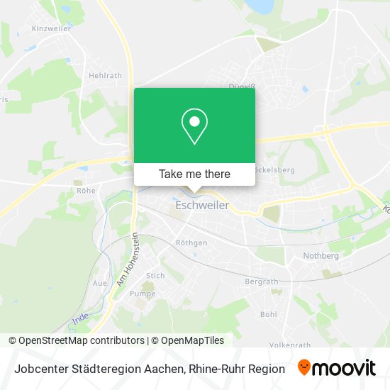 Jobcenter Städteregion Aachen map