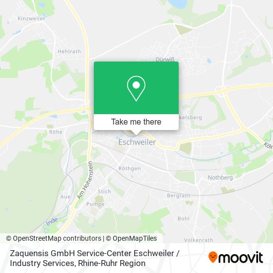 Zaquensis GmbH Service-Center Eschweiler / Industry Services map