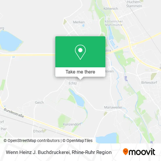 Карта Wenn Heinz J. Buchdruckerei