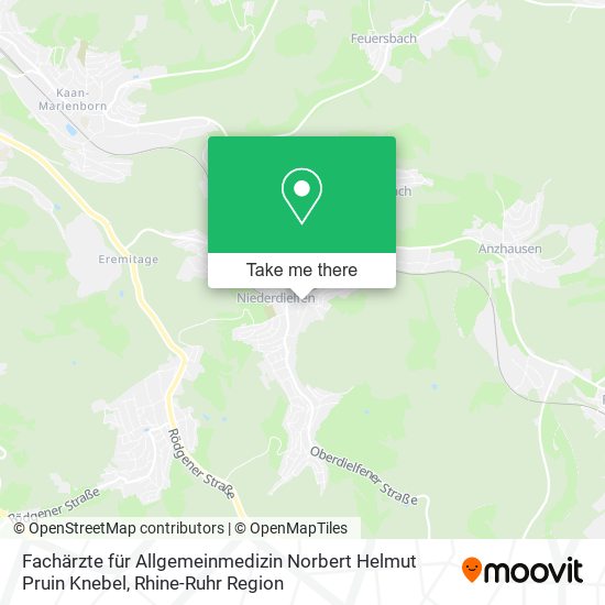 Fachärzte für Allgemeinmedizin Norbert Helmut Pruin Knebel map