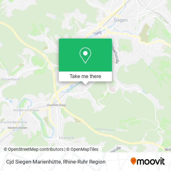 Cjd Siegen-Marienhütte map