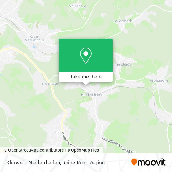 Klärwerk Niederdielfen map