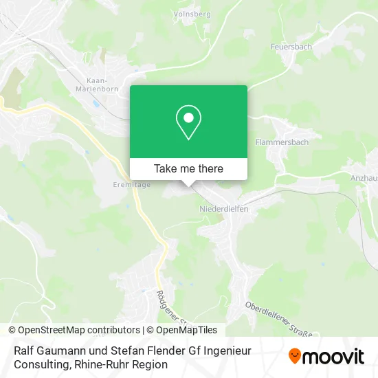 Карта Ralf Gaumann und Stefan Flender Gf Ingenieur Consulting