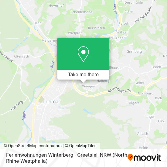 Ferienwohnungen Winterberg - Greetsiel map