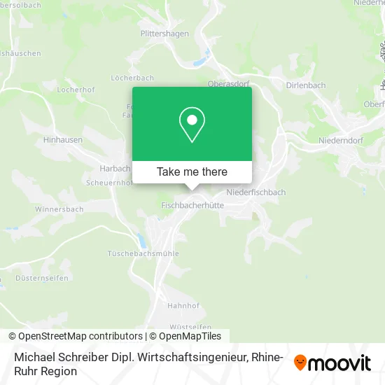 Карта Michael Schreiber Dipl. Wirtschaftsingenieur