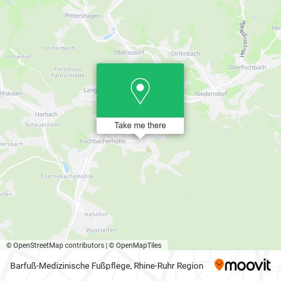 Barfuß-Medizinische Fußpflege map