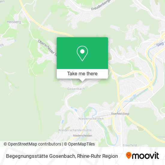 Begegnungsstätte Gosenbach map