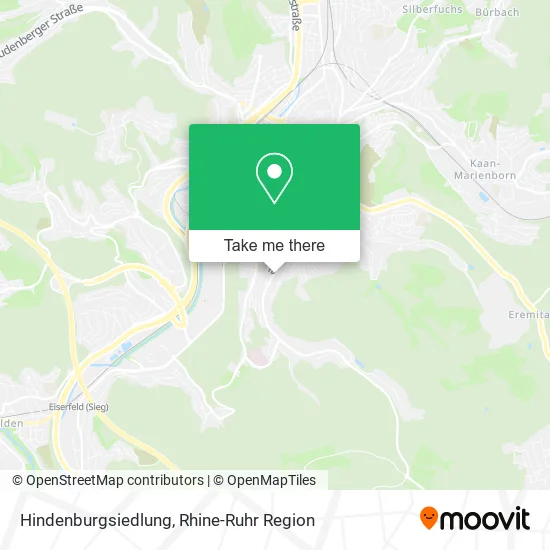 Карта Hindenburgsiedlung