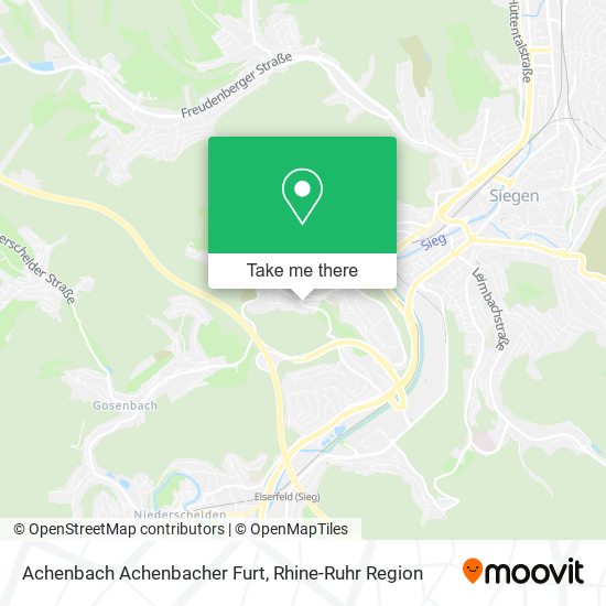 Achenbach Achenbacher Furt map