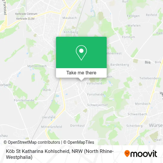Köb St Katharina Kohlscheid map