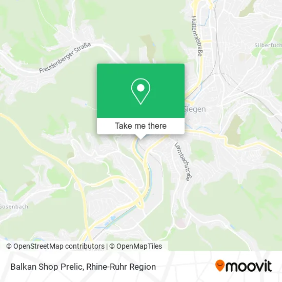 Карта Balkan Shop Prelic