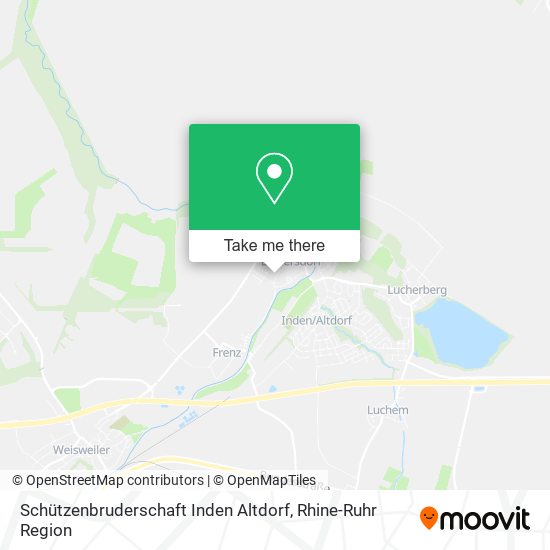 Schützenbruderschaft Inden Altdorf map