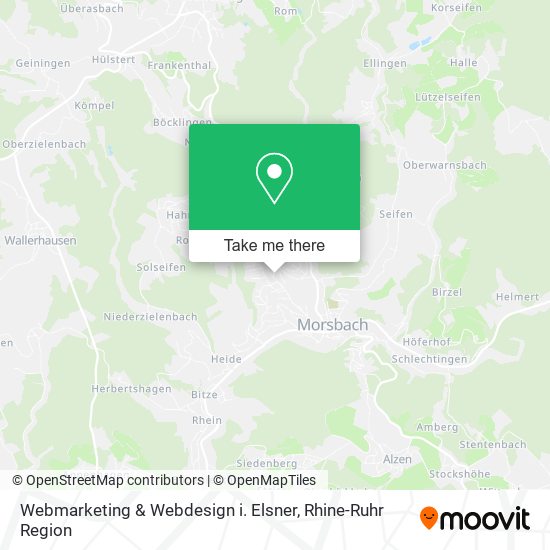 Webmarketing & Webdesign i. Elsner map