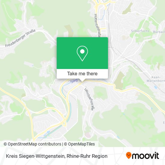 Kreis Siegen-Wittgenstein map