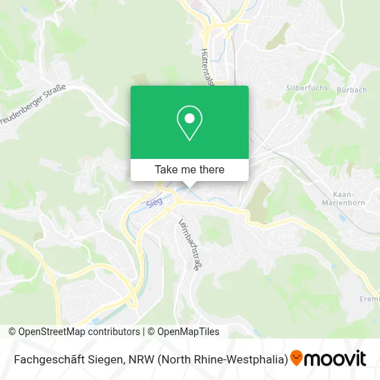 Fachgeschãft Siegen map