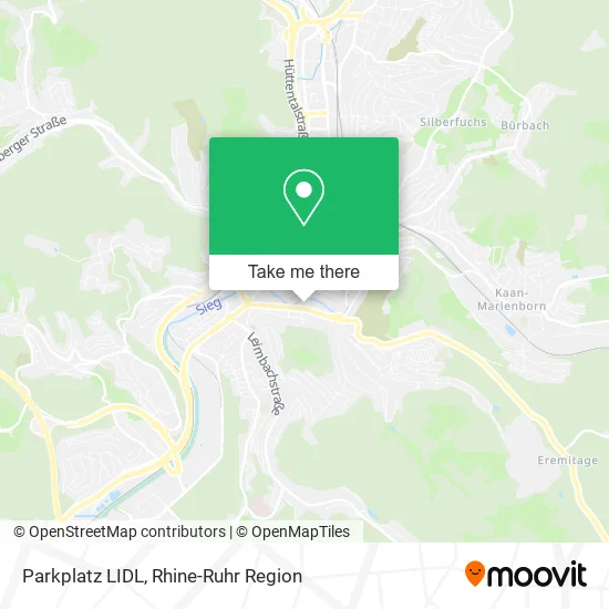 Карта Parkplatz LIDL